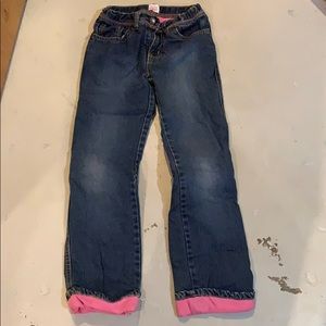 fleece lined jeans girls